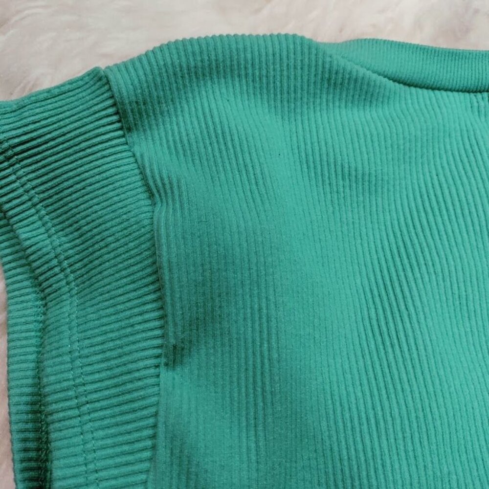NWOT Urban Outfitters Out From Under Go For Gold Seamless Tie-Front Top Size M - Picture 6 of 10